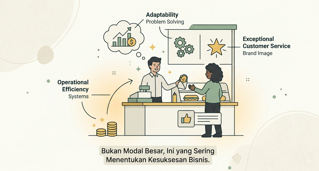 Bukan Modal Besar, Ini yang Sering Menentukan Kesuksesan Bisnis